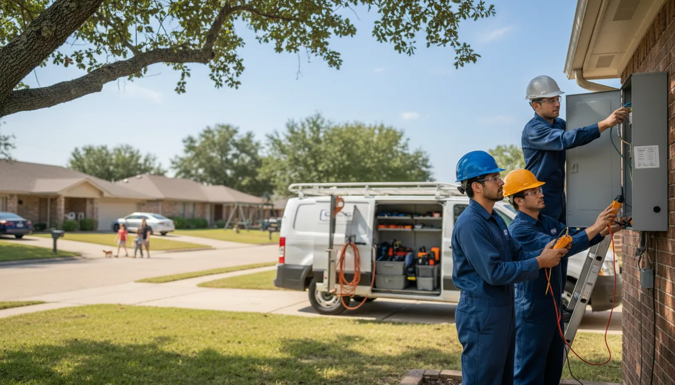 Certified electrician providing emergency electrical services in Port Washington, OH